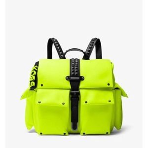 Neon yellow michael kors backpack Clearance